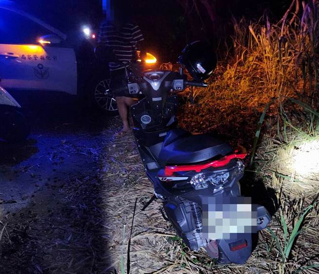 何姓男子晚間7點多在山上迷路，他利用手機定位位置，打給家人協助報案。（民眾提供／吳建輝彰化傳真）