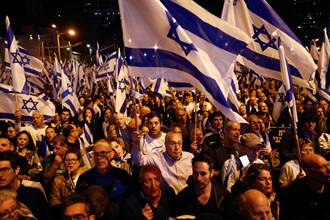 抗議司法改革 以色列連續第27周大規模示威