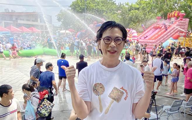 民眾党参选台中立委第一选区的前立委蔡壁如表示，民眾党2024年选战的战术是「团结所有可以团结的力量」。（陈淑芬摄）