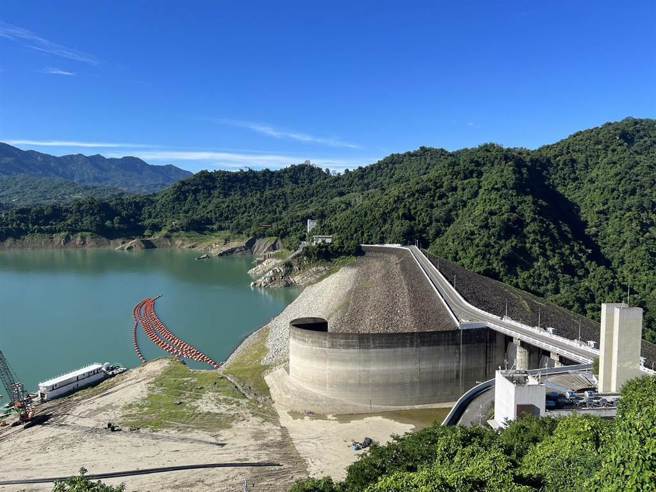 曾文水库蓄水率进入7月仍仅有1成3，蓄水率严重偏低。（南区水资源局提供／程炳璋台南传真）