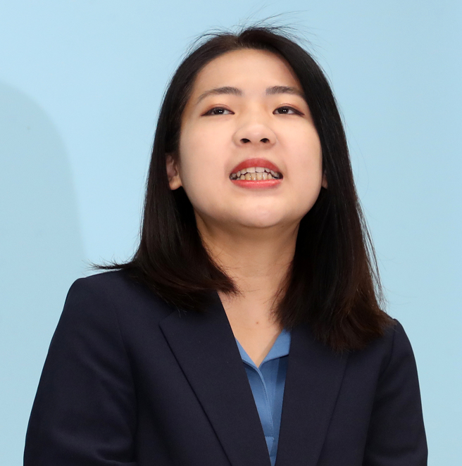 国民党台北市议员徐巧芯。（徐巧芯）