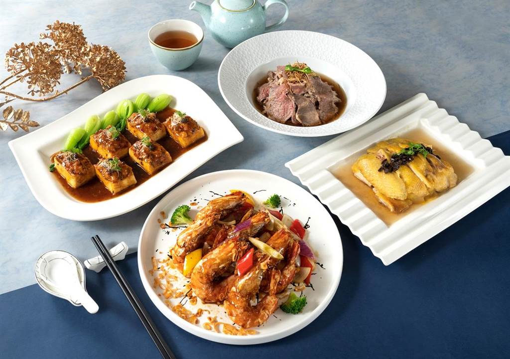 「福粵樓」7、8月推出「江東宴」，以品味食材本鮮，減少調味佐料為訴求，適合夏季享用。（福容大飯店提供）