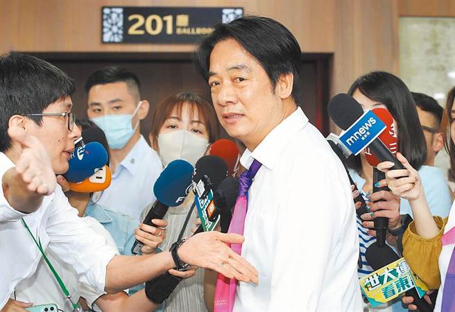 民進黨總統參選人賴清德9日受訪表示，盼法務部、矯正署應清楚對外說明，「重罪犯應實實在在服完徒刑，不能走旁門左道。」（本報資料照片，劉宗龍攝）