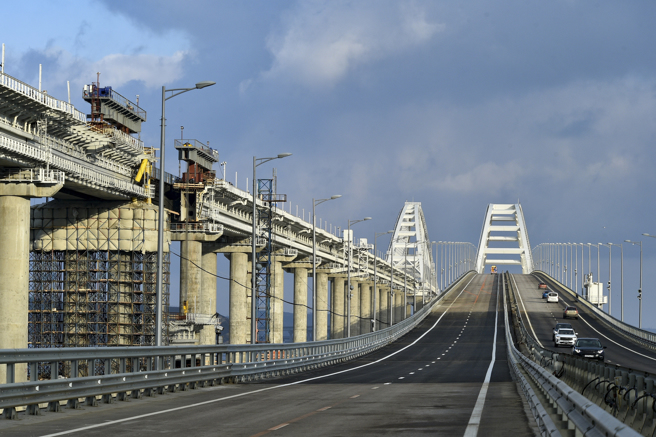 克赤大桥（Kerch Bridge）资料照。（图／美联社）