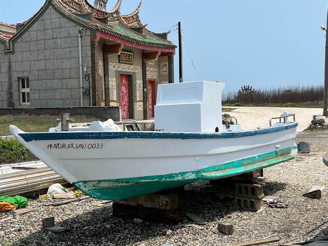 海钓失联者独驾出海的休閒渔船。（家属提供／许逸民澎湖传真）