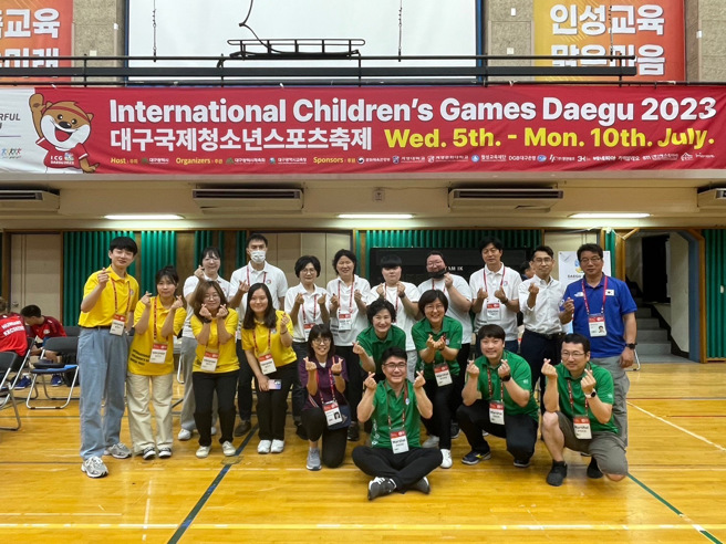 体育署国际组组长许秀玲（左5）担任ICG桌球技术委员。（体育署提供／陈筱琳台北传真）