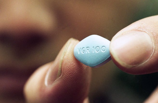 「蓝色小药丸」威而钢。(资料照片)