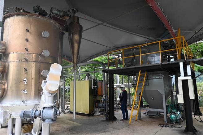 南庄苗圃「林业剩余资材循环利用系统」。（李京升摄）