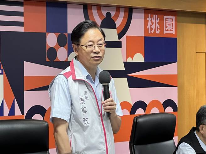 桃園市長張善政聞訊感到心情沉重，指示教育局提供一切協助，並宣布將盤點所有潛在高風險水域。(蔡依珍攝)