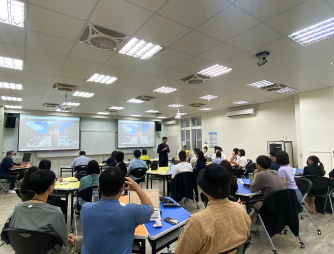 由国立高雄科技大学、全国大专院校学生与日本高知大学等国际学生交流竞赛，提出更具国际观的解决方案实践。(高科大邻家好渔提供)