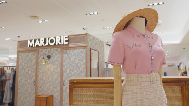 台湾自创品牌MARJORIE，深受模特儿和艺人喜爱，更是明星们私着清单。(图/中时新闻网摄)