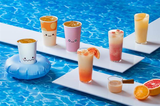 珍煮丹与《枫之谷M》开创3款水果加多多绿饮品，并且加赠虚宝卡。（珍煮丹提供／朱世凯台北传真）