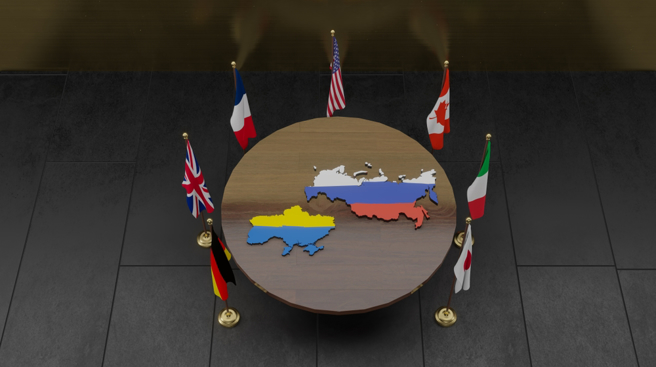 G7在北约峰会发表联合宣言 矢言确保乌克兰长期安全。(示意图/达志影像)
