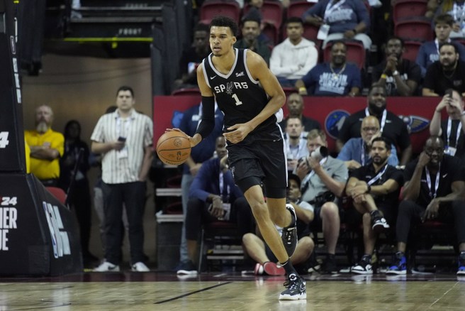 文班亚马现在堪称信心爆棚。(美联社资料照)