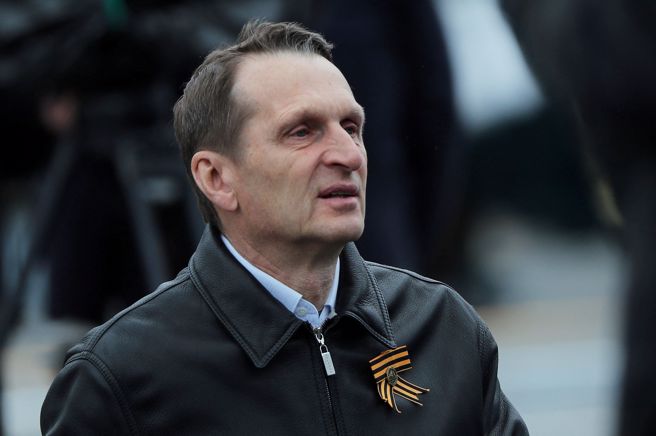 美国中情局局长勃恩斯曾在日前致电俄罗斯对外情报局局长纳雷什金，双方针对乌克兰问题进行讨论。图为纳雷什金。（路透社）