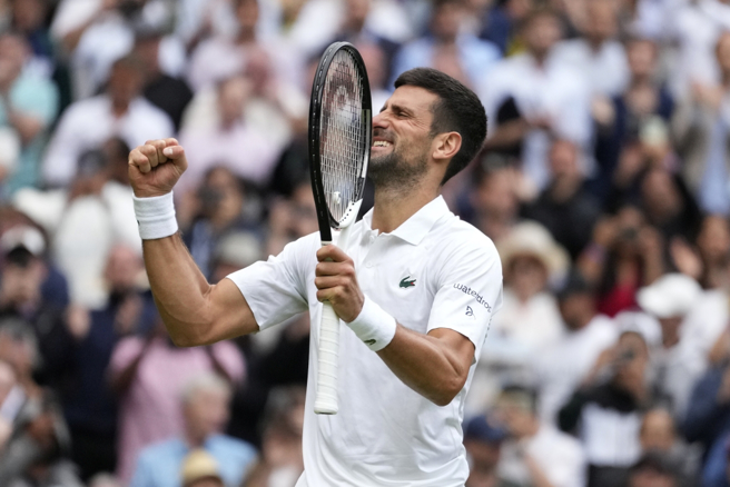 N.乔科维奇是23座大满贯的纪录保持人。（美联社）