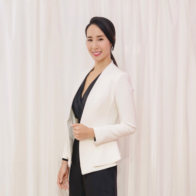 游泳女子蛙式100和200公尺全国纪录保持人李詹莹担任水域安全大使。（李詹莹提供）