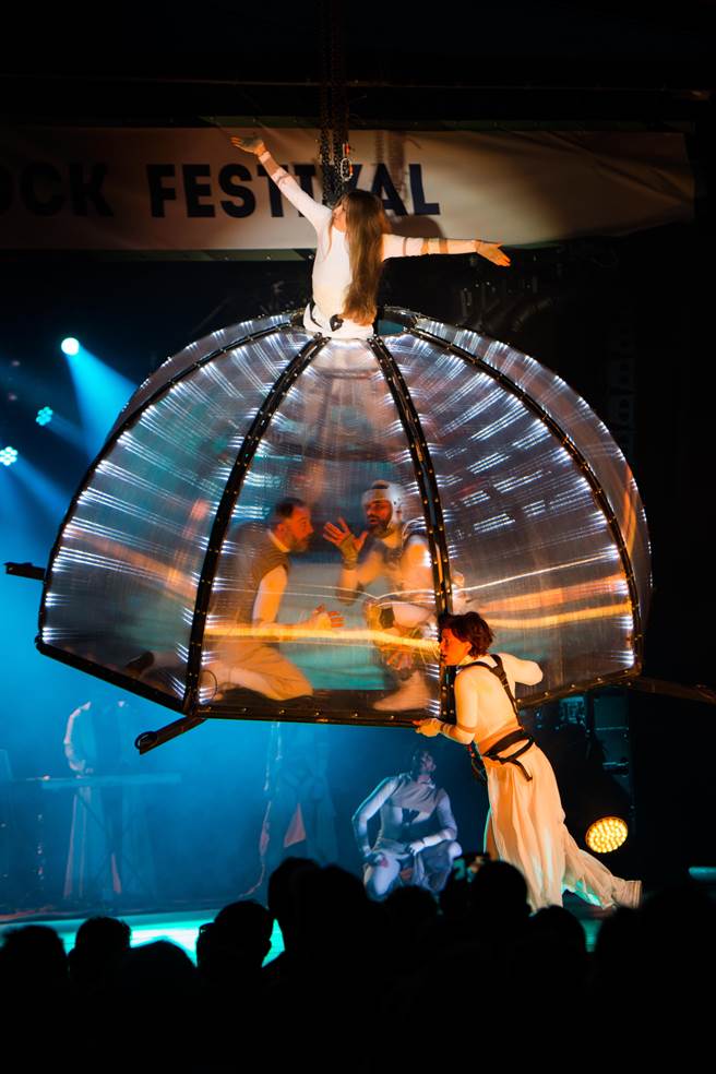 屏東夏日狂歡祭將於15日在潮州林後四林平地森林園區盛大開幕，縣府邀請西班牙的空中劇院表演名劇「唐吉軻德」為活動揭開序幕。（屏縣府提供／謝佳潾屏東傳真）