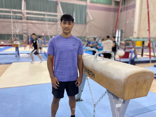 19岁排湾族体操好手黄彦章。（毛琬婷摄）