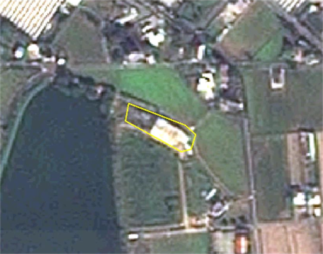 前期衛星影像。（水務局提供／蔡依珍桃園傳真）