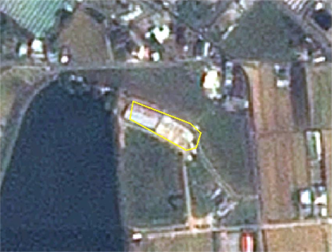 後期衛星影像。（水務局提供／蔡依珍桃園傳真）