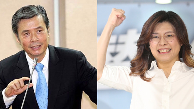 国民党立委郑丽文（图）近期提出换侯，引起讨论，也与金溥聪隔空交战。（合成图／中时资料照）