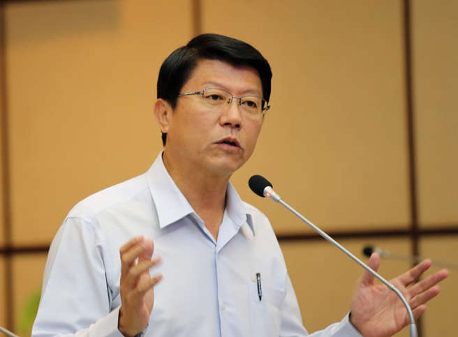 前台南市议员谢龙介。（本报资料照片）