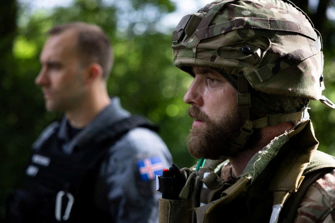 2023年6月24日，英國軍隊為烏克蘭駐英國武裝部隊提供的首次作戰醫療培訓課程資料照。（路透社）