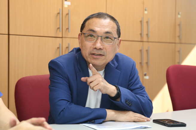 新北市长、国民党总统参选人侯友宜。（杜宜谙摄）