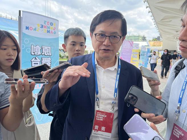 和硕董事长童子贤。（图／彭媁琳）