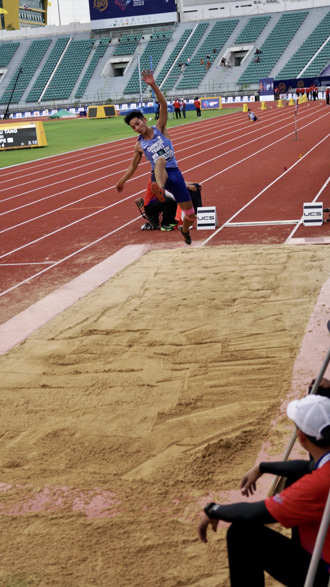 田徑亞錦賽》男子跳遠林昱堂破全國紀錄奪金 拿下巴黎奧運門票