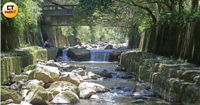 平广溪溪流环境纯净天然，看似美丽平静的外表下却暗藏山羌死亡陷阱。（图／赵世勋摄）