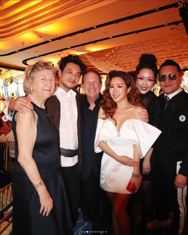 崔碧珈称与Bruce合照是出自礼貌。（图／IG@anitachui）