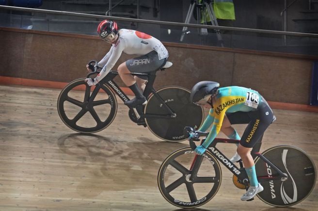 女子自由车比赛。（美联社资料照）