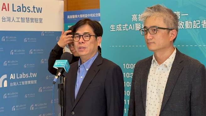 高雄市長陳其邁今（15）日回應，針對空汙累犯這個說法待查證，但呼籲經濟部、科技部所主管的科學園區或工業區，必須進一步擴大體檢消防安檢。（柯宗緯攝）