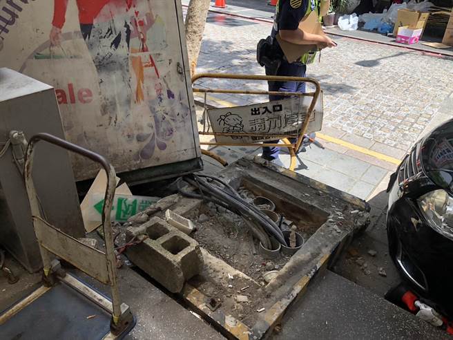 桃园中坜站前商圈275户停电，目前也全数復电。(台电提供／吕筱蝉桃园传真)