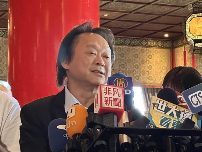 民进党立委参选人王世坚。（黄婉婷摄）