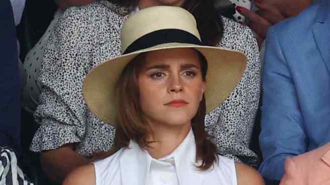 眾星聚集温网球场观赛，真实表情意外成为焦点。（图／路透社）