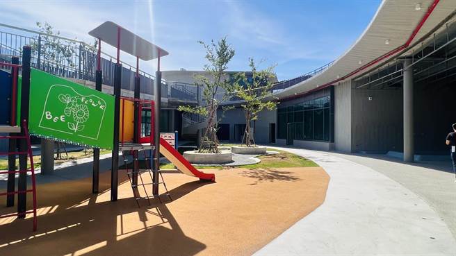 頭份親子館即將完工。（頭份市公所提供／李京昇苗栗傳真）