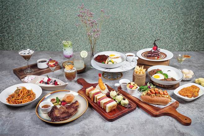 台中福華將3F覓舍打造成昭和時期的珈琲屋，推出「無藥而癒-摩登珈琲屋」主題餐飲，帶國內外遊客走進時光隧道，開啟對台中光榮時代的想像。（台中福華提供／馮惠宜台中傳真）