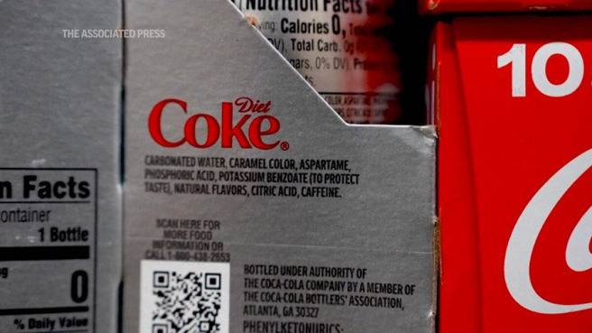 无糖可乐的甜味剂「阿斯巴甜」，被列为2B类致癌物，这不需要恐慌，仅代表证据不明确。(图/美联社)