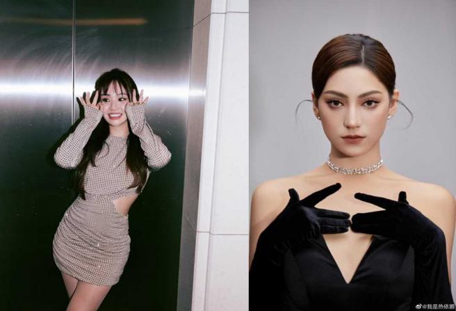 陈芳语不满热依娜的行为，特别写歌呛声。（图／翻摄自陈芳语脸书、热依娜微博）