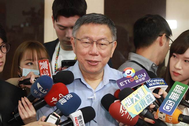 民眾党主席柯文哲。（杨亚璇摄）