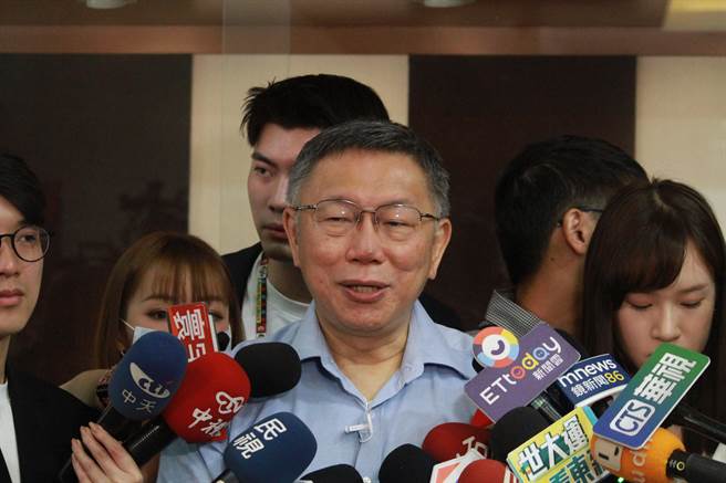 民眾党主席柯文哲。（杨亚璇摄）