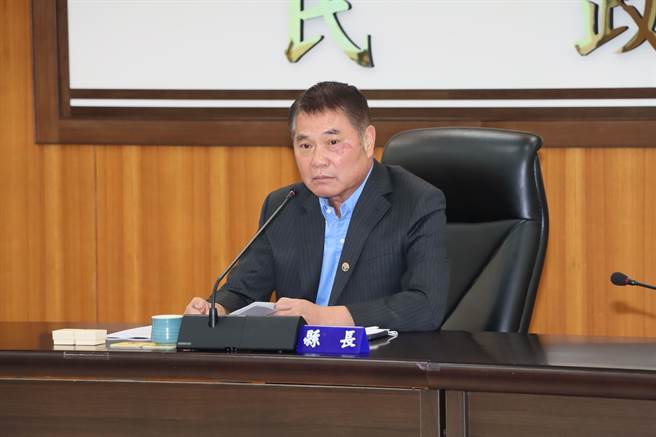 苗栗縣長鍾東錦主持縣務會議。（苗栗縣政府提供／李京昇苗栗傳真）