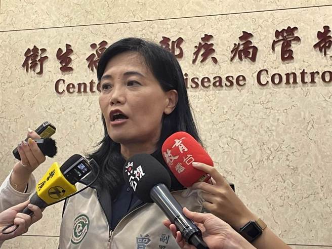 疾管署副署长曾熟慧。（郑郁蓁摄）