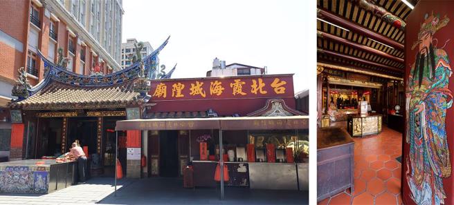 台北霞海城隍庙里眾神威武，月老的人气更是一等一，大受年轻男女欢迎。（图／台湾光华提供）