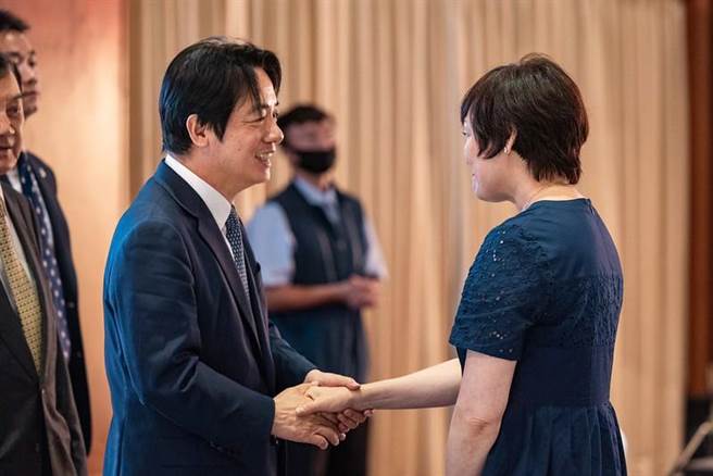 賴清德副總統17日晚間出席「安倍昭惠來台歡迎晚宴」。（總統府提供）