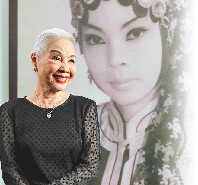 歌仔戏国宝廖琼枝。（本报资料照片／黄世麒摄）