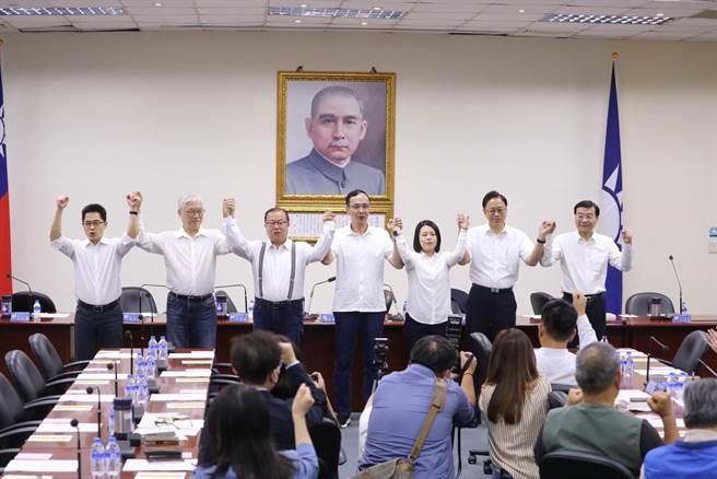 国民党中常会今日通过第11届立委选举第13梯次提名案。（文传会提供）